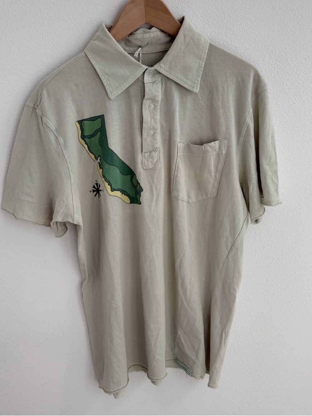 Hozell California snap closure Polo Shirt